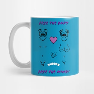 Free the body, Free the mind! Couple Mug